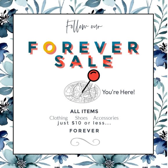 FOLLOW THE FOREVER SALE HERE! - Picture 1 of 2